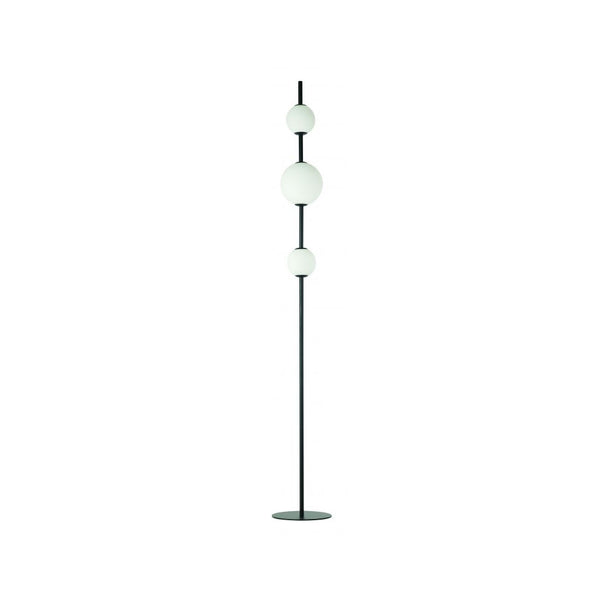Lampe sur pied ZAMBELIS D220 12W DESIGN Noir Mat 20135