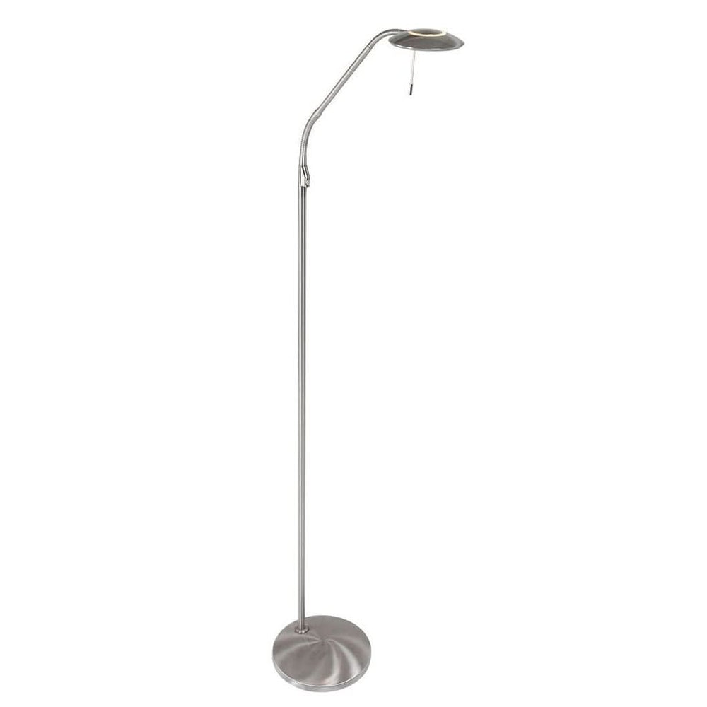 Lampe Sur Pied Zenith Acier | Elra - Designix Lampadaire