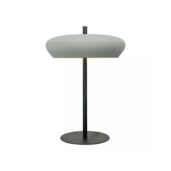 Lampe sur Table ZAMBELIS 2xG9 DESIGN Gris et Noir Sable Sans Source 2594