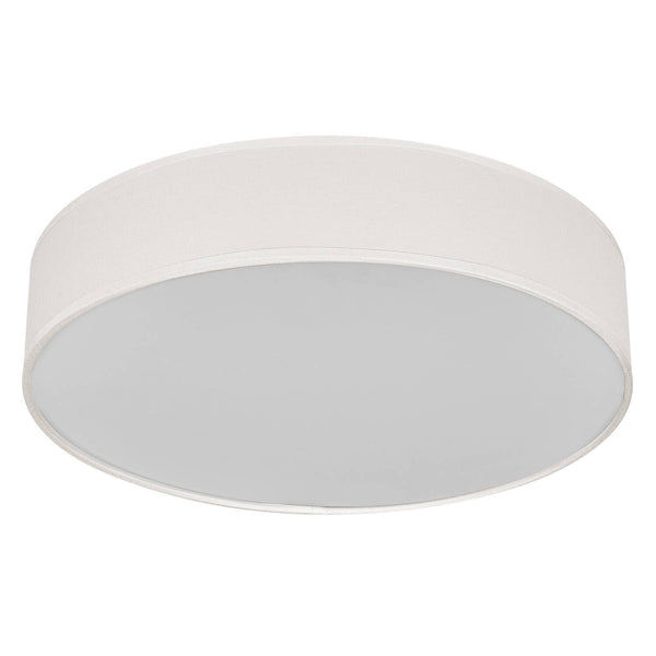 Plafonnier Orbis Paris beige, tissu, 2 lumières