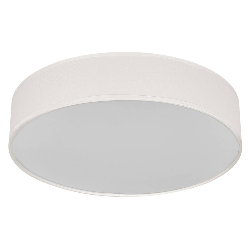 Plafonnier Orbis Paris beige, tissu, 2 lumières