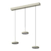 Suspension Yoyo beige, 3 lumières