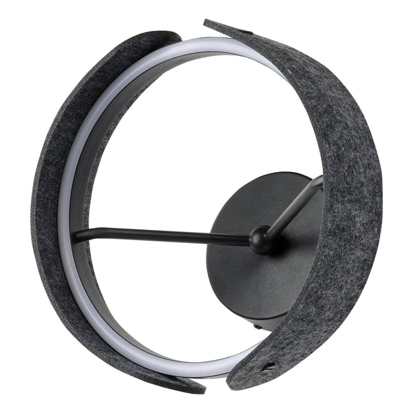 Applique murale Curve Felt anthracite