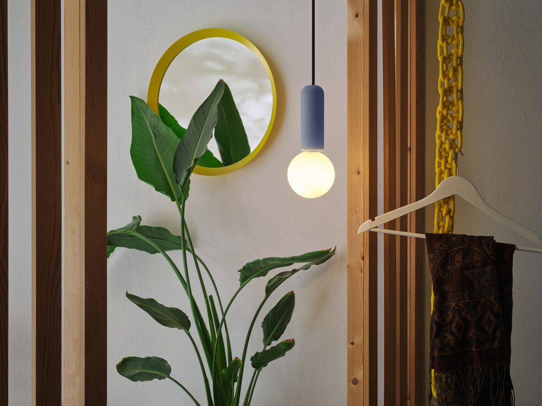 Suspension Concrete Mic bleu
