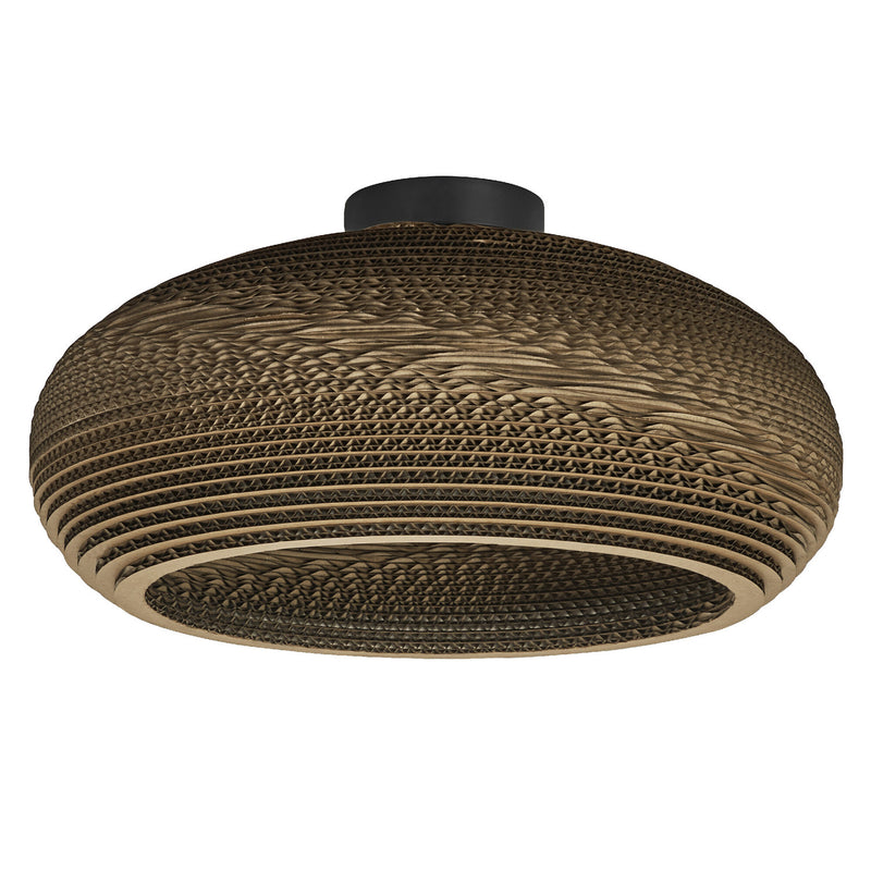 Plafonnier Cardboard Drop marron