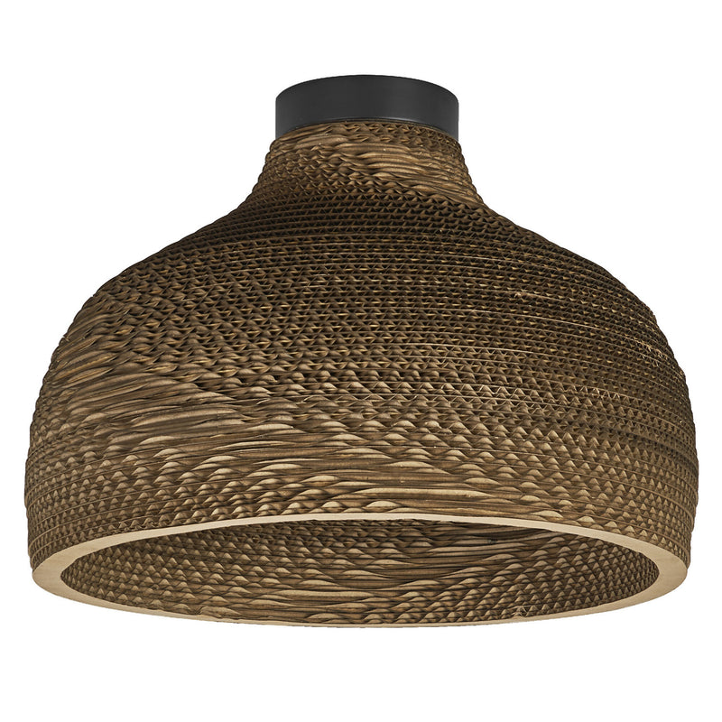 Plafonnier Cardboard Hat marron
