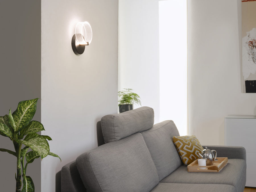 Applique murale Circle noire