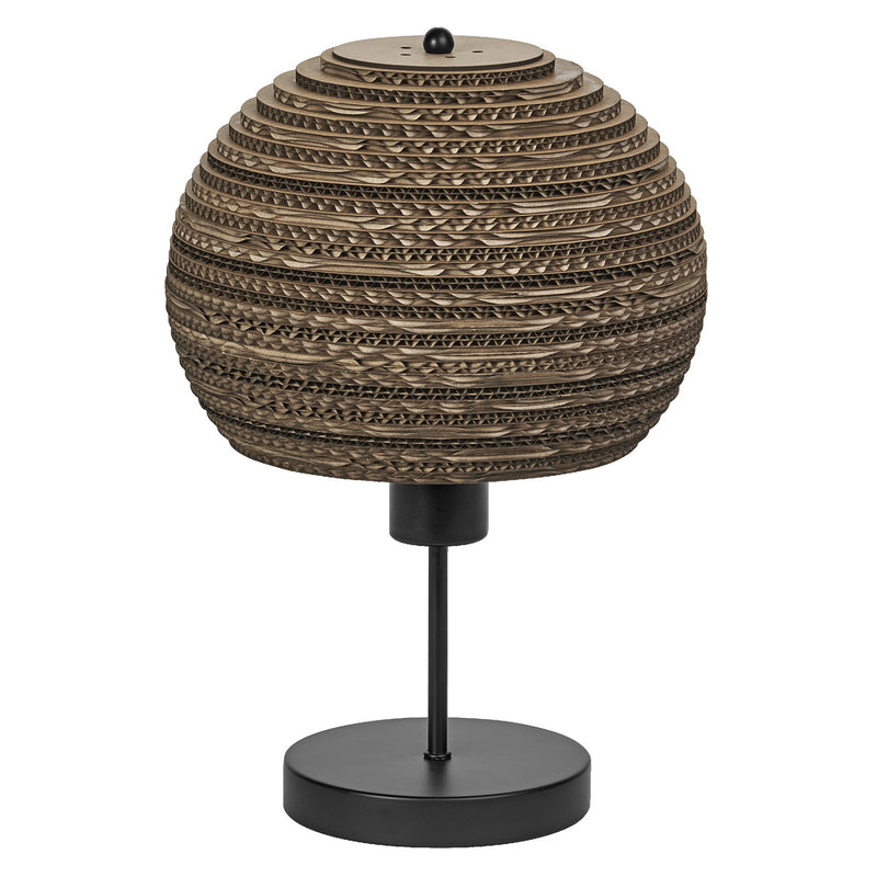 Lampe à poser Cardboard Ball marron