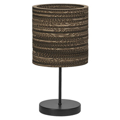 Lampe à poser Cardboard Cylinder marron