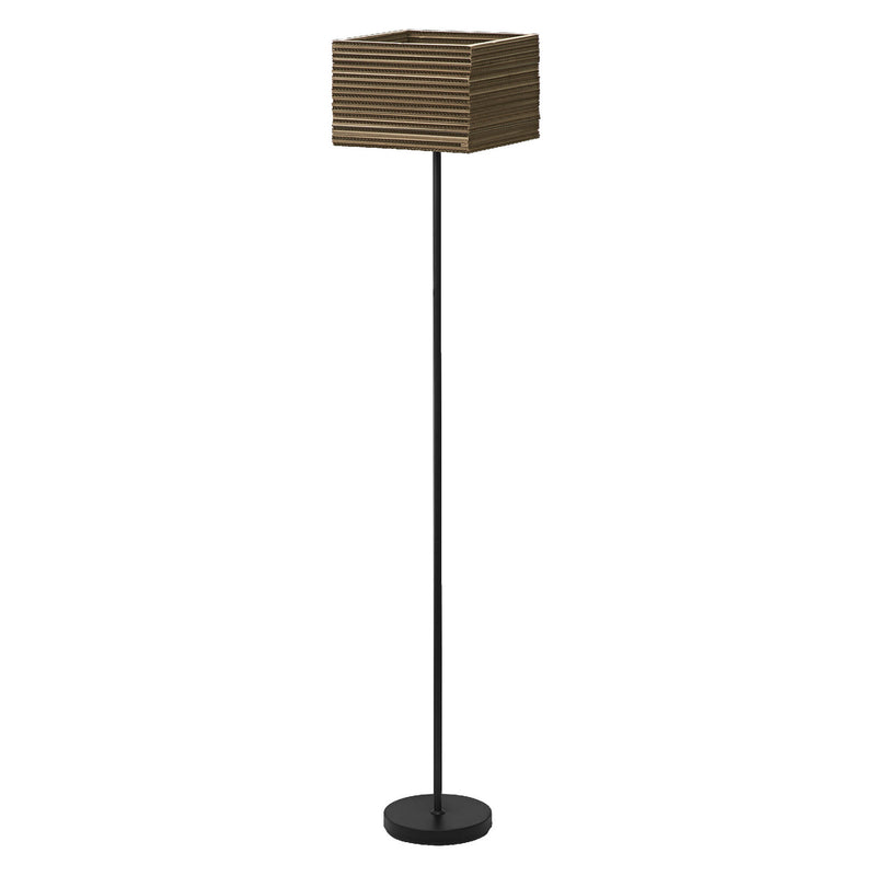 Lampadaire Cardboard Square marron