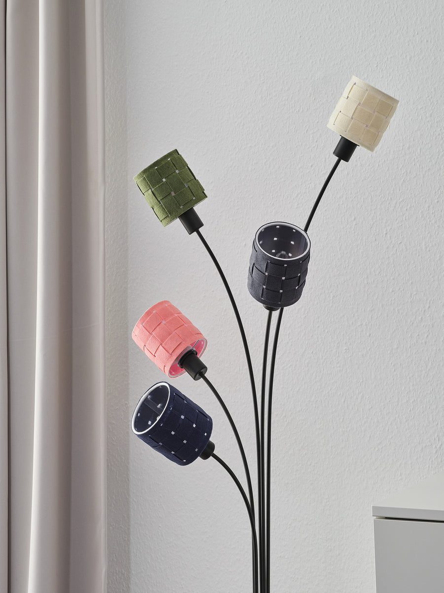 Lampadaire Felt Weaving Cans multicolore