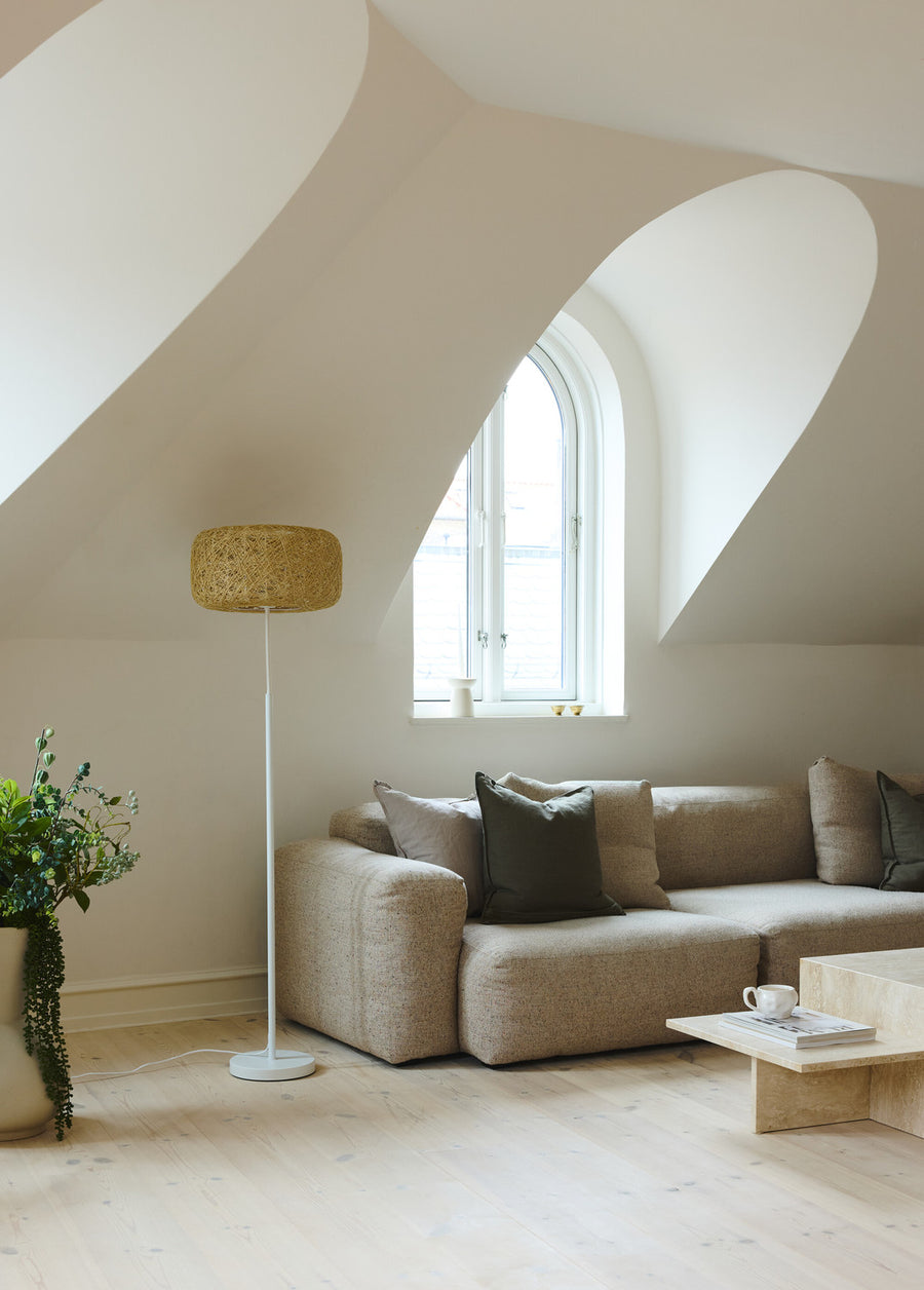 Lampadaire Paper Bale beige