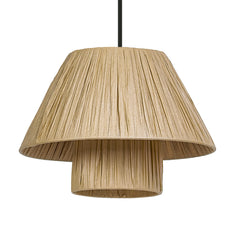 Suspension Bamboo Paper Hut marron, Ø 28 cm