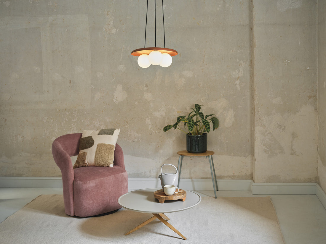 Suspension Clay Nest marron