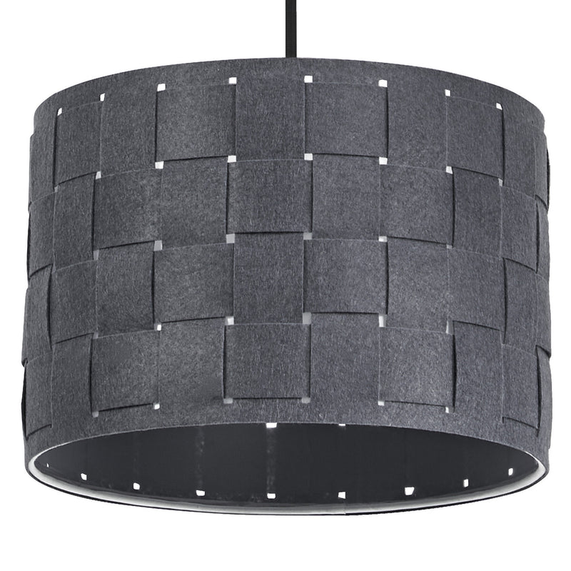 Suspension Felt Weaving anthracite, Ø 28 cm