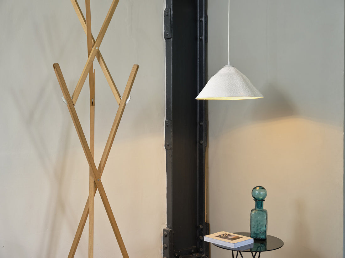Suspension Lotus Leaf blanche