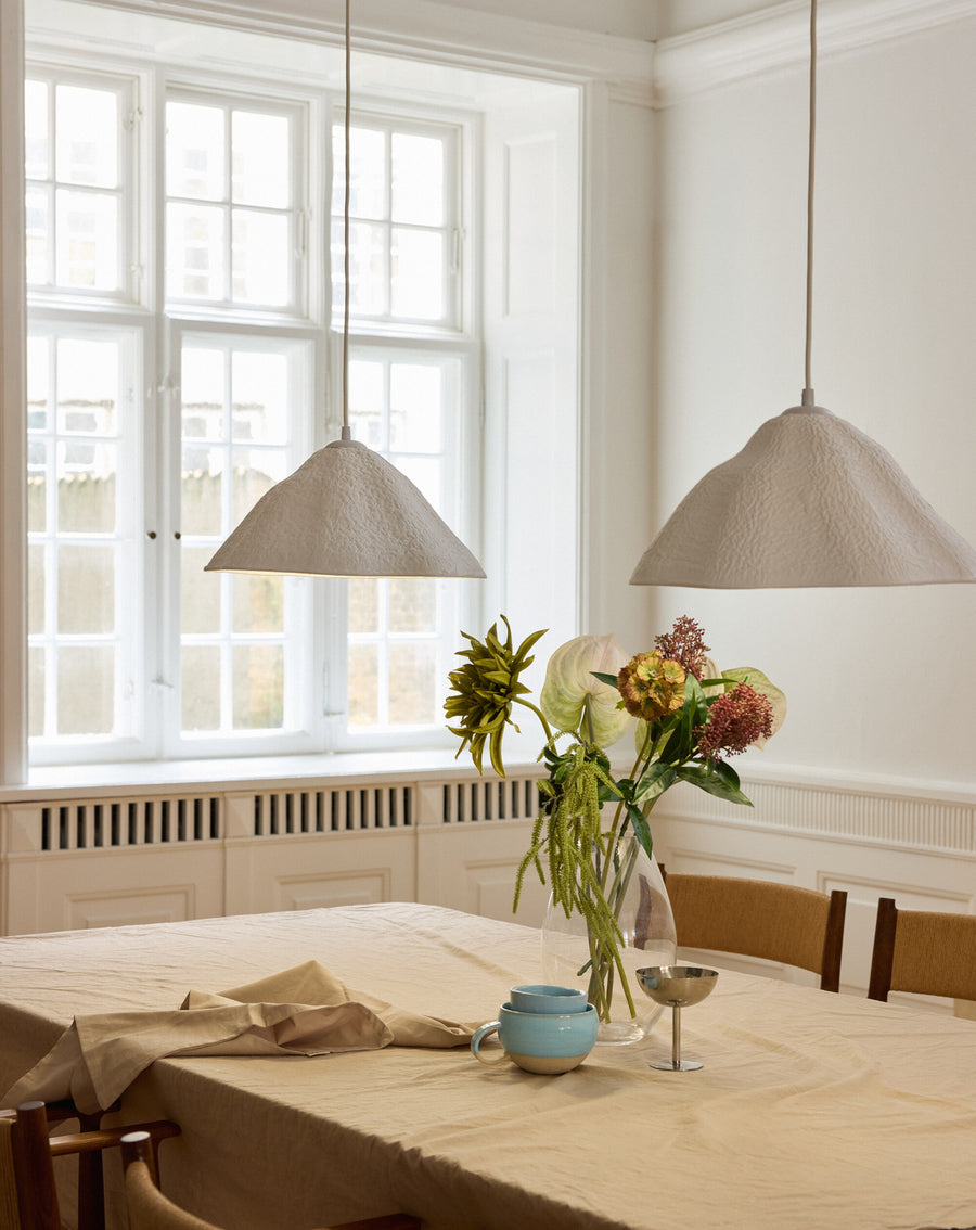 Suspension Lotus Leaf blanche