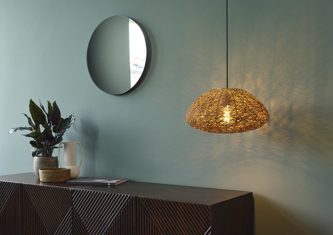 Suspension Paper Drop beige