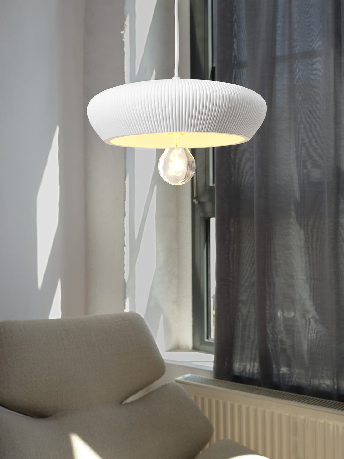 Suspension luminaire | Plaster Pure Blanche