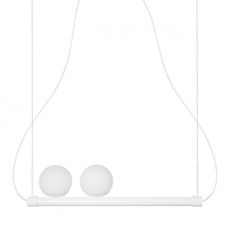 Suspension luminaire LIGNE Blanc