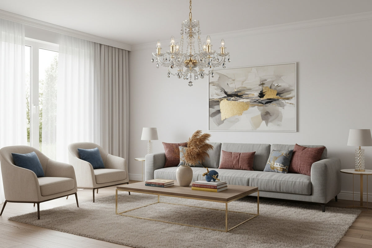 Lustre en cristal LLCH06AG