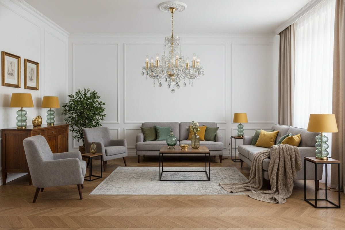 Lustre en cristal LLCH08DG