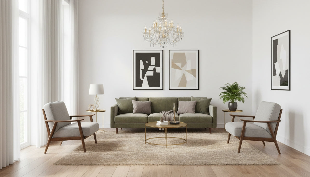 Lustre en cristal LLCH12AG
