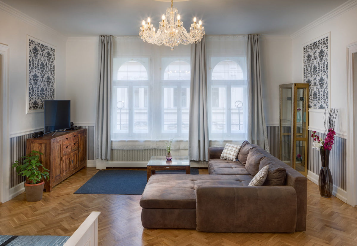 Lustre en cristal LLCH12NBNG