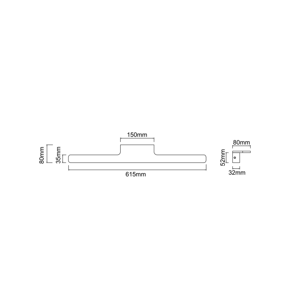 Applique murale LED Luce 62 température réglable, IP44