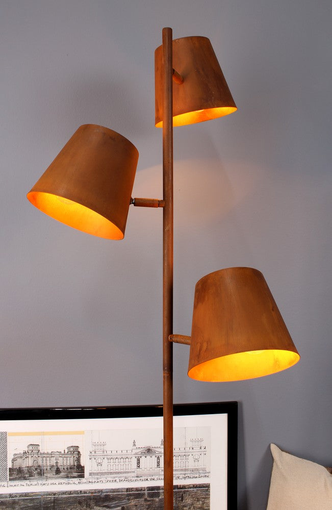 Lampadaire Colt rouille, H 165 cm