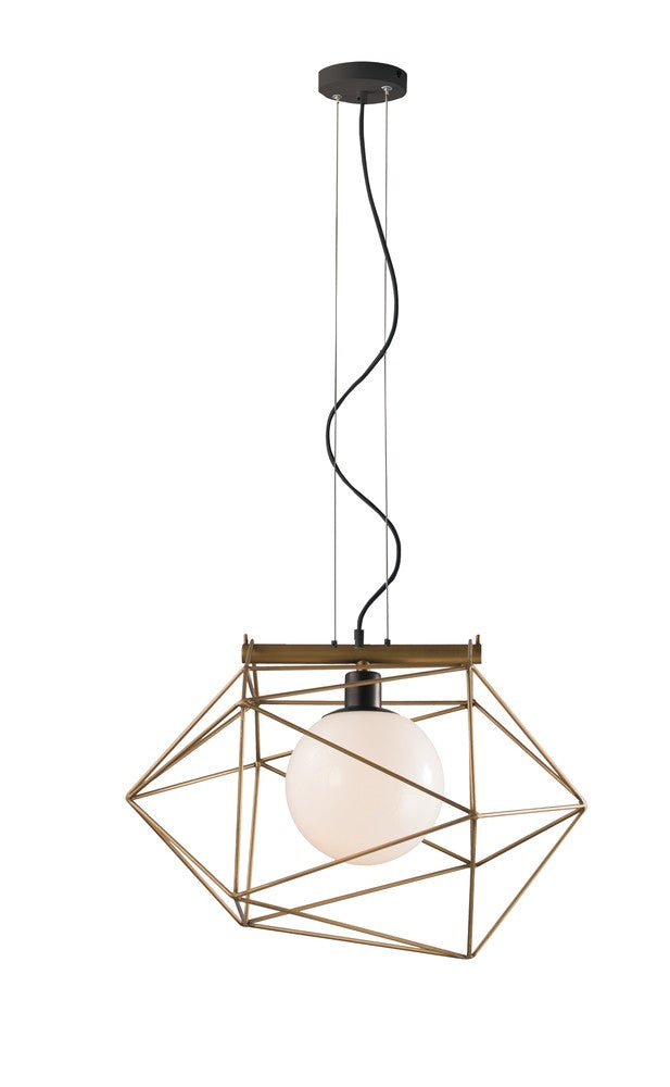 Suspension Abraxas dorée et noire (I-ABRAXAS-S1-ORO)
