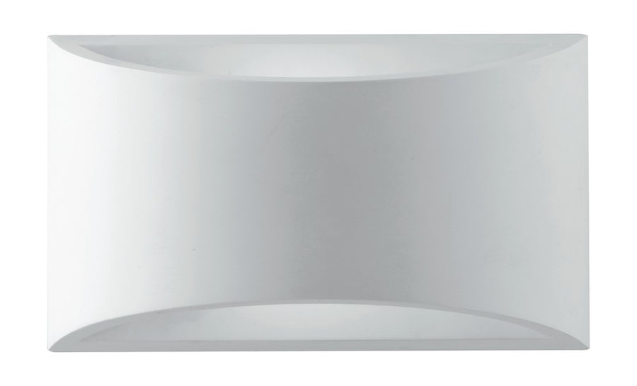 Applique murale Astron blanche, plâtre