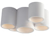 Plafonnier Banjie blanc, L 29,6 cm