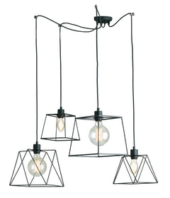 Suspension Brookyln noire (I-BROOKLYN-S4)