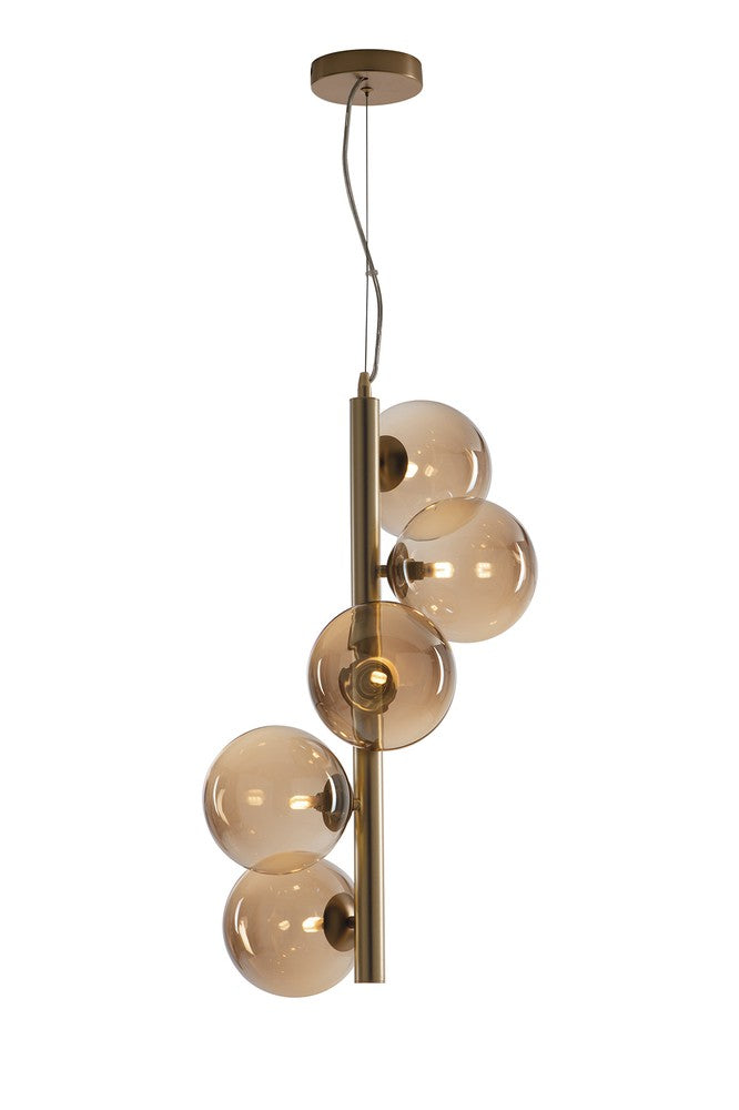 Suspension Honey laiton, H 183 cm