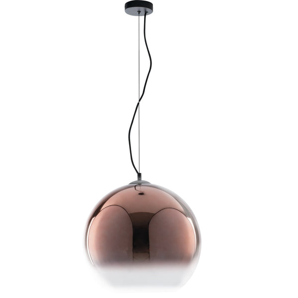 Suspension Marte cuivrée, H 160,2 cm