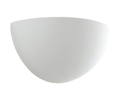 Applique murale Moritz blanche, plâtre, L 25 cm