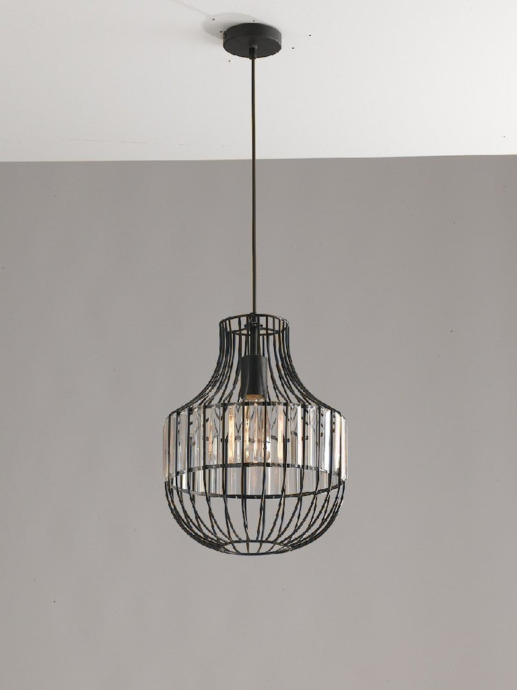 Suspension Opium noire, verre (I-OPIUM-S1-A)
