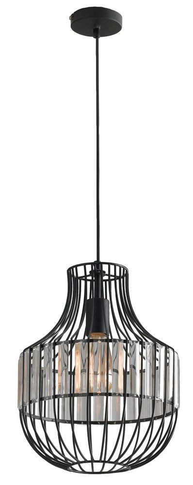 Suspension Opium noire, verre (I-OPIUM-S1-A)