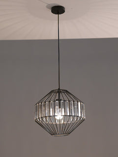 Suspension Opium noire, verre (I-OPIUM-S1-C)