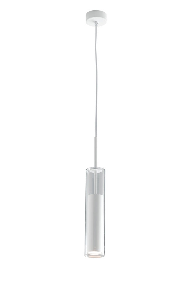 Suspension Taboo chromée, verre