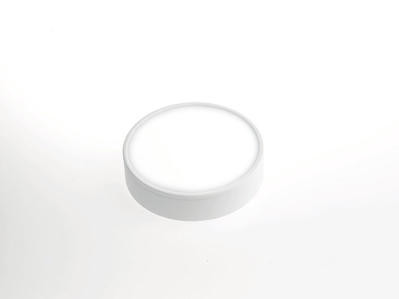 Plafonnier blanc, L 12 cm