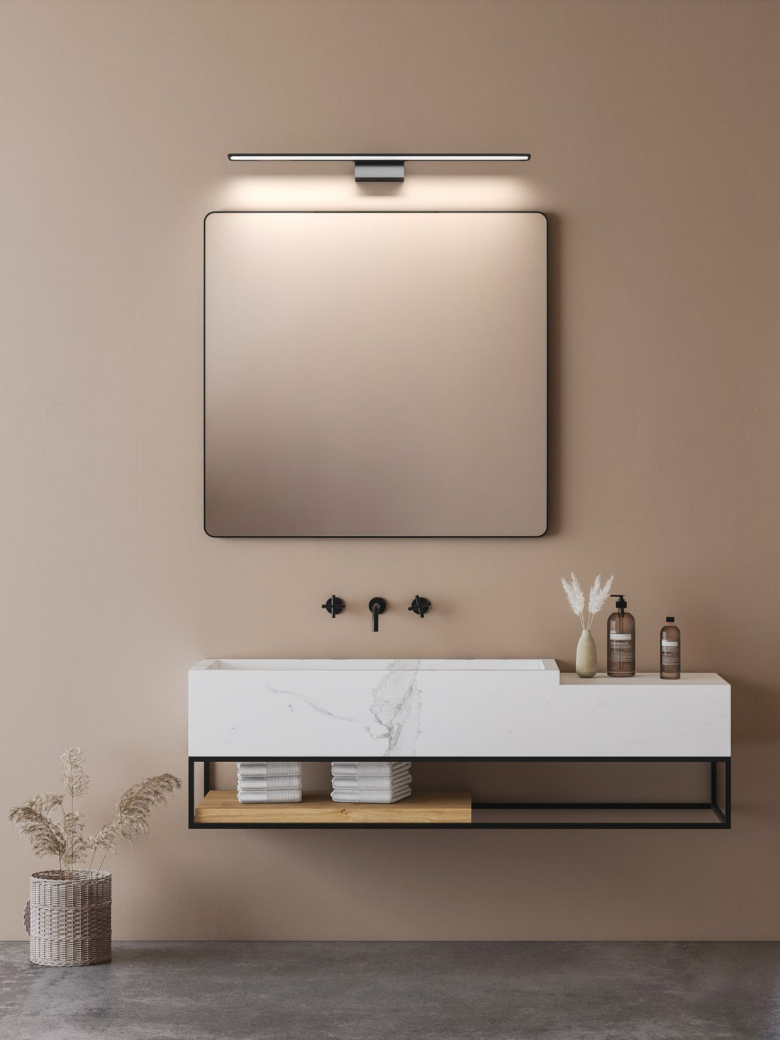 Applique murale LED Luce 62 température réglable, IP44