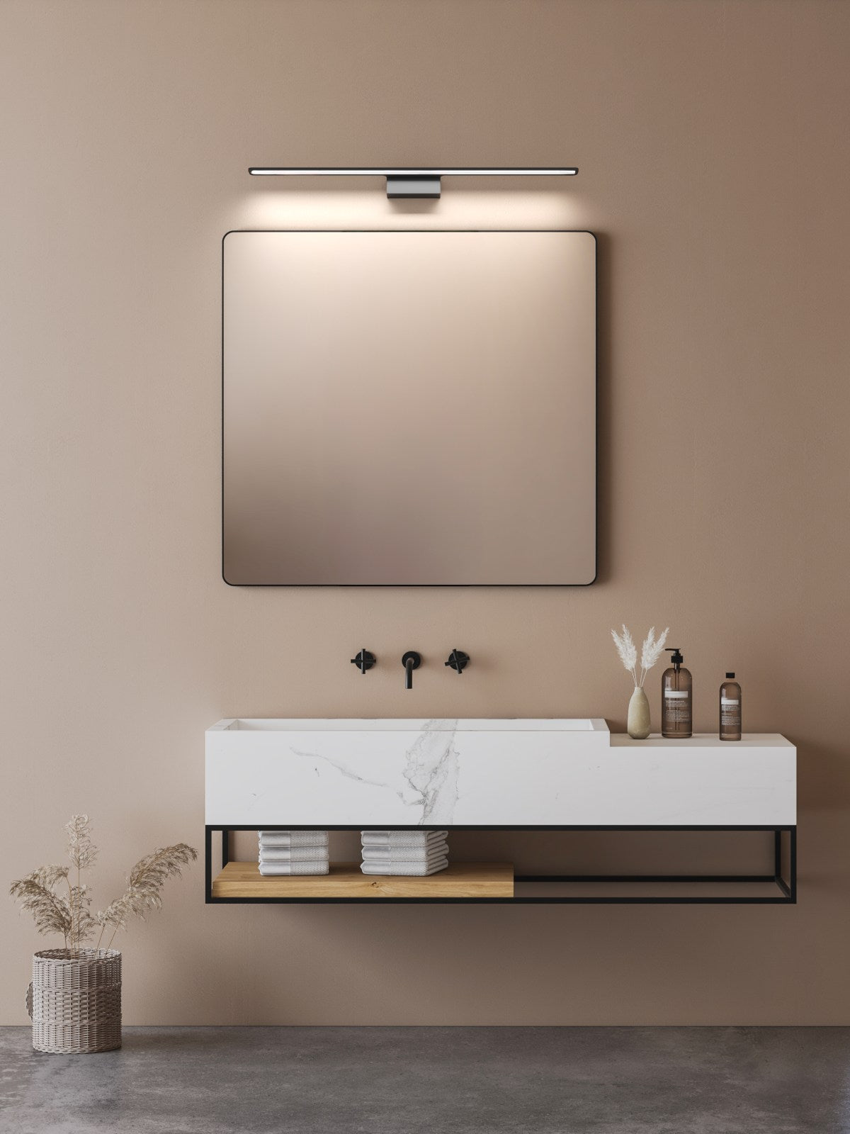 Applique murale LED Luce 62 température réglable, IP44