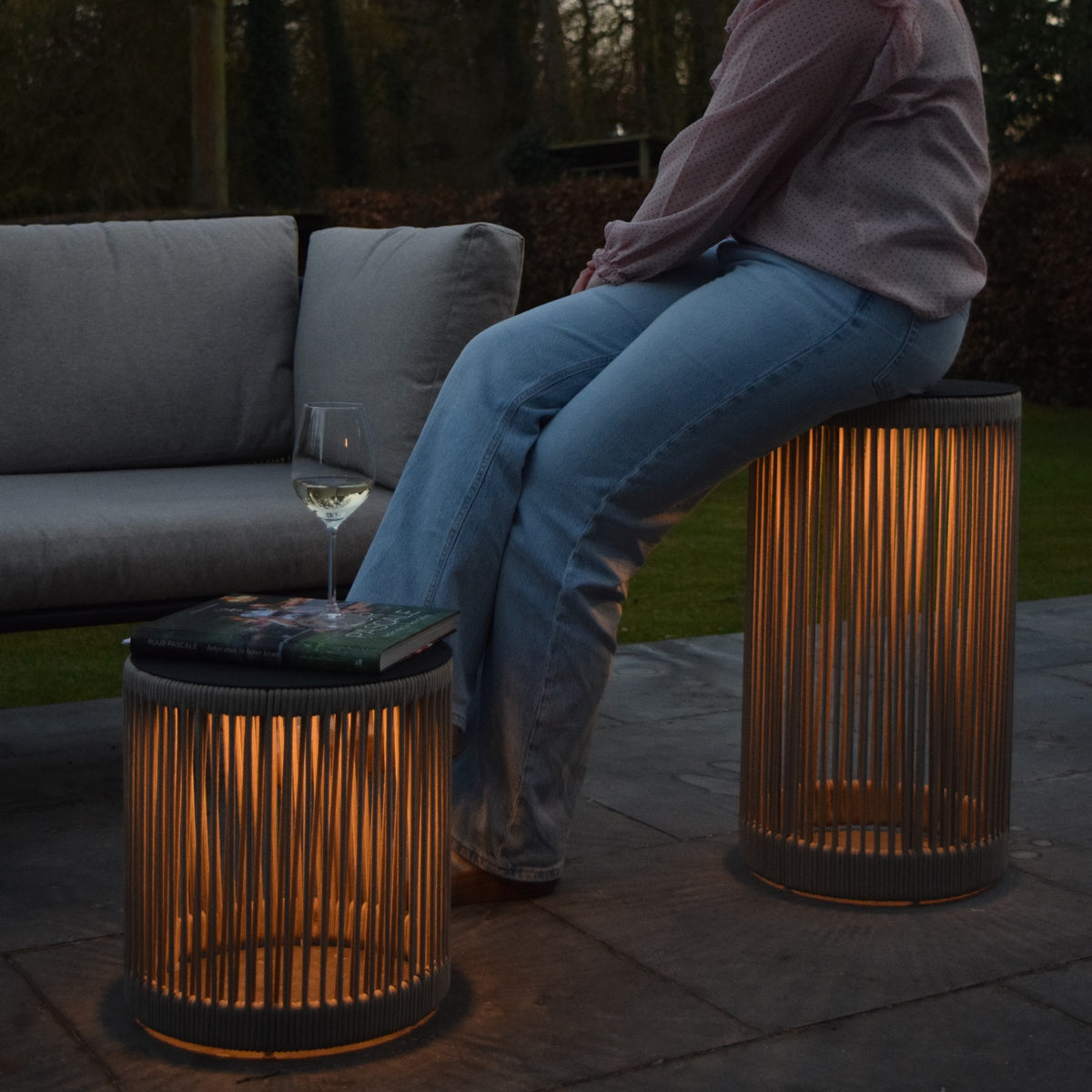 Lampe extérieure Pingi taupe