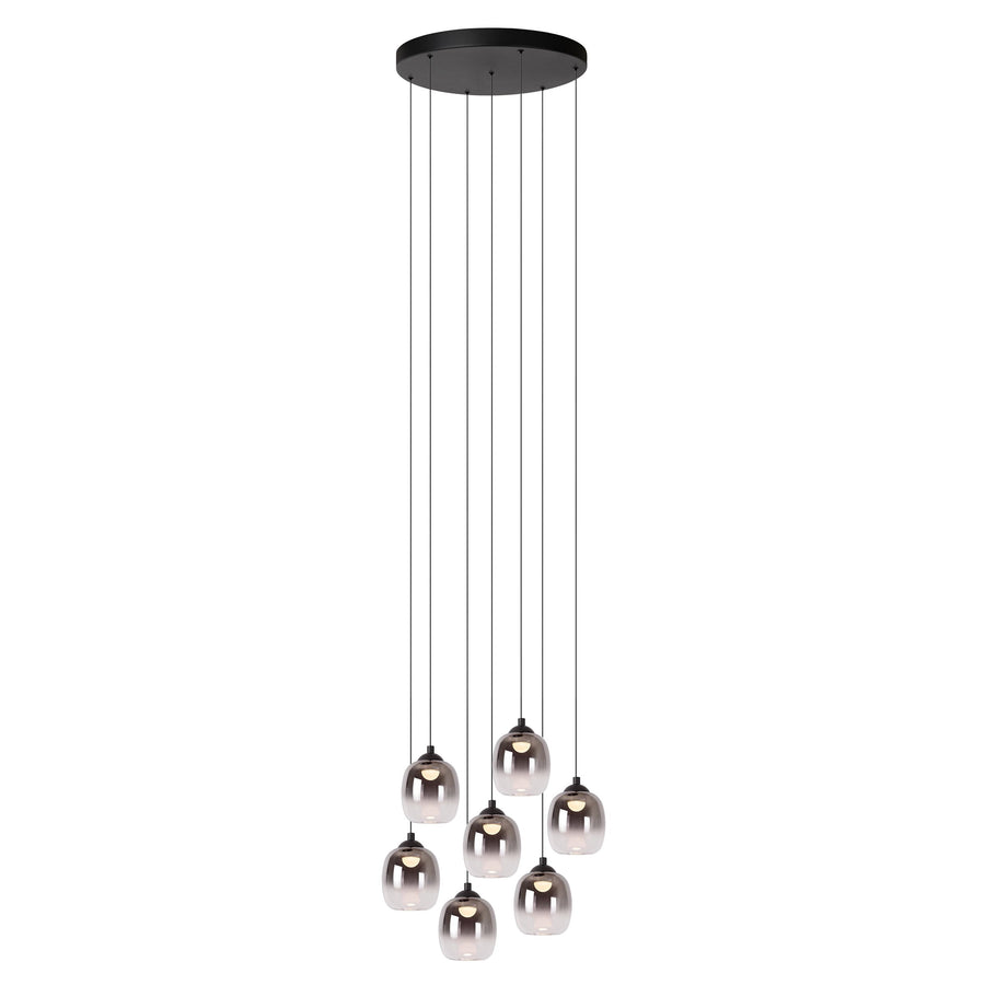 Suspension Tamino noire, verre