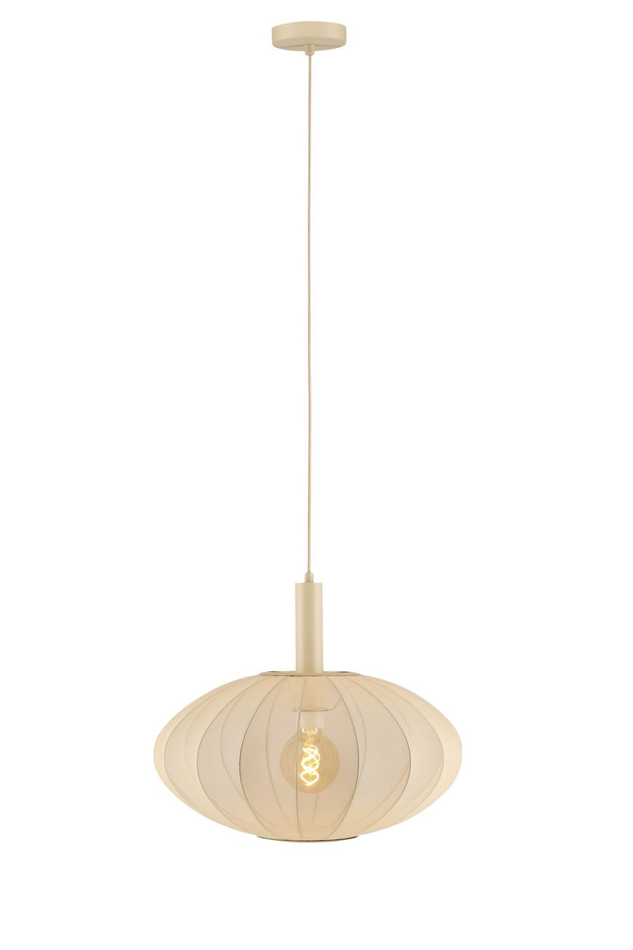 Suspension Corina beige, tissu