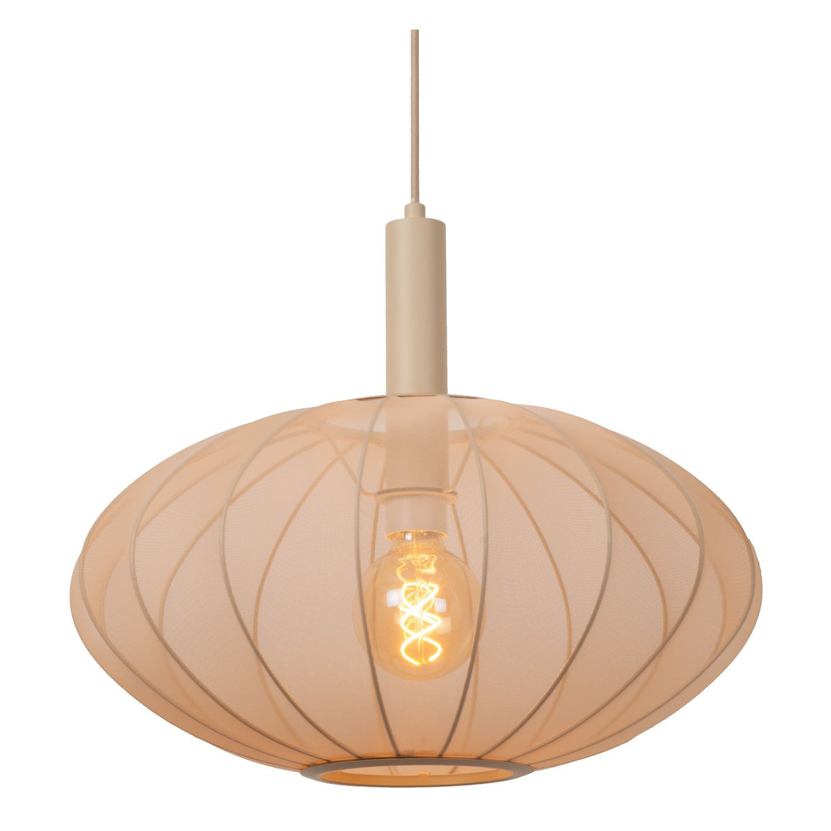 Suspension Corina beige, tissu