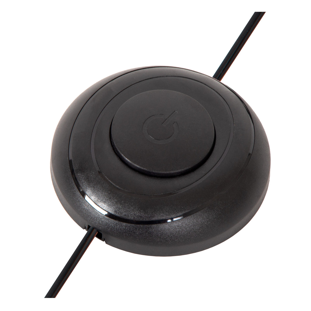 Lampe à poser Cirkelis noire, H 83 cm