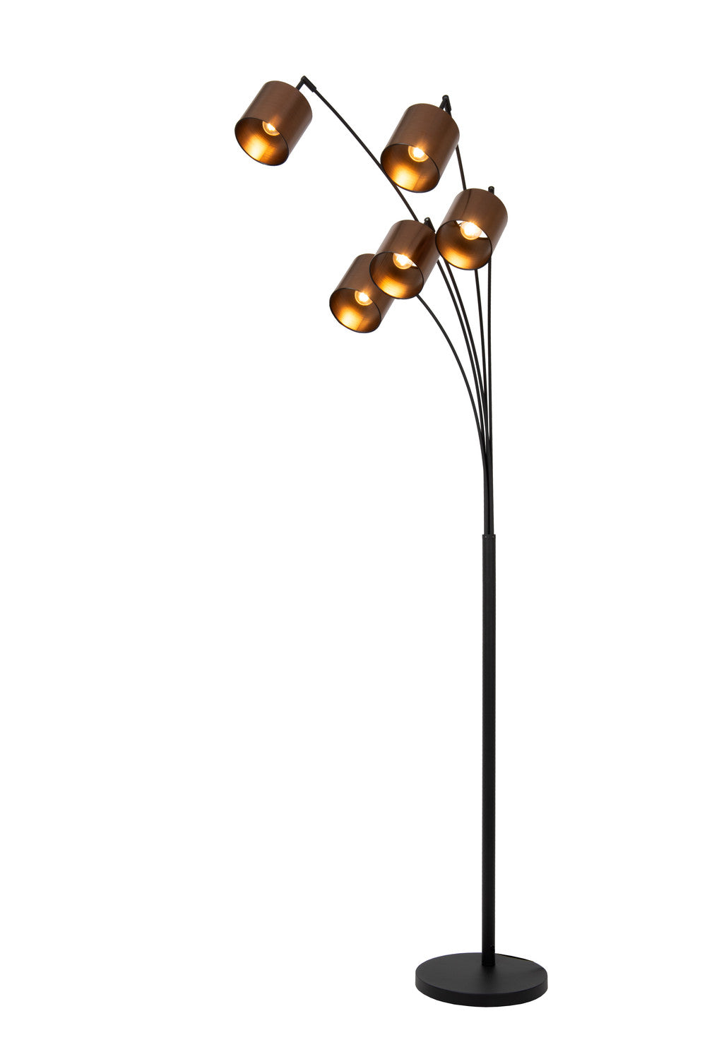 Lampadaire Rankos 5 lumières noir